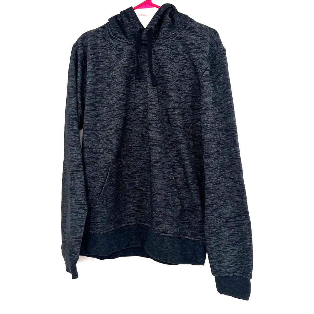 Slate & Stone size medium chase melange hoodie dark gray sweatshirt pullover NWT